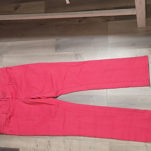 Lilly Pulitzer Worth Straight Jeans in Azalea Size 14 - Picture 3 of 8